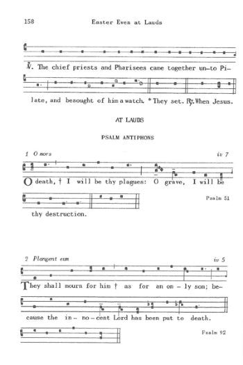 The Monastic Diurnal Noted